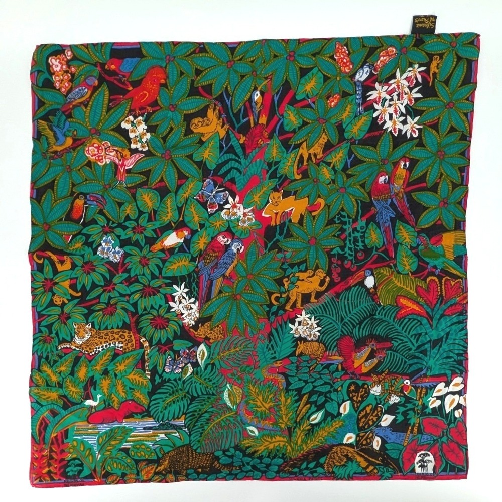 Pristine Silvania Prints Textile Art "Friends of the Peruvian Rainforest" Signed